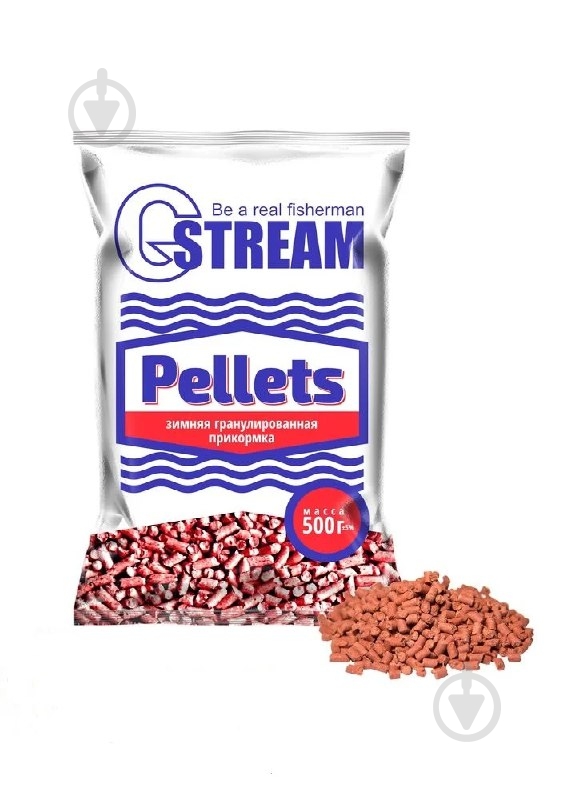 Прикормка PELLETS 600 г мотыль ЗИМНИЙ - фото 1