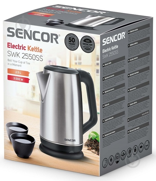 Электрочайник Sencor SWK 2550SS - фото 6
