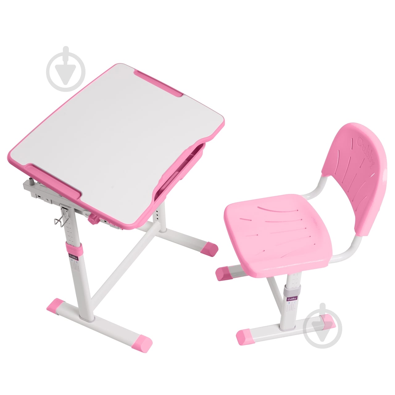 Комплект парта и стул-трансформер Cubby Sorpresa Pink - фото 4
