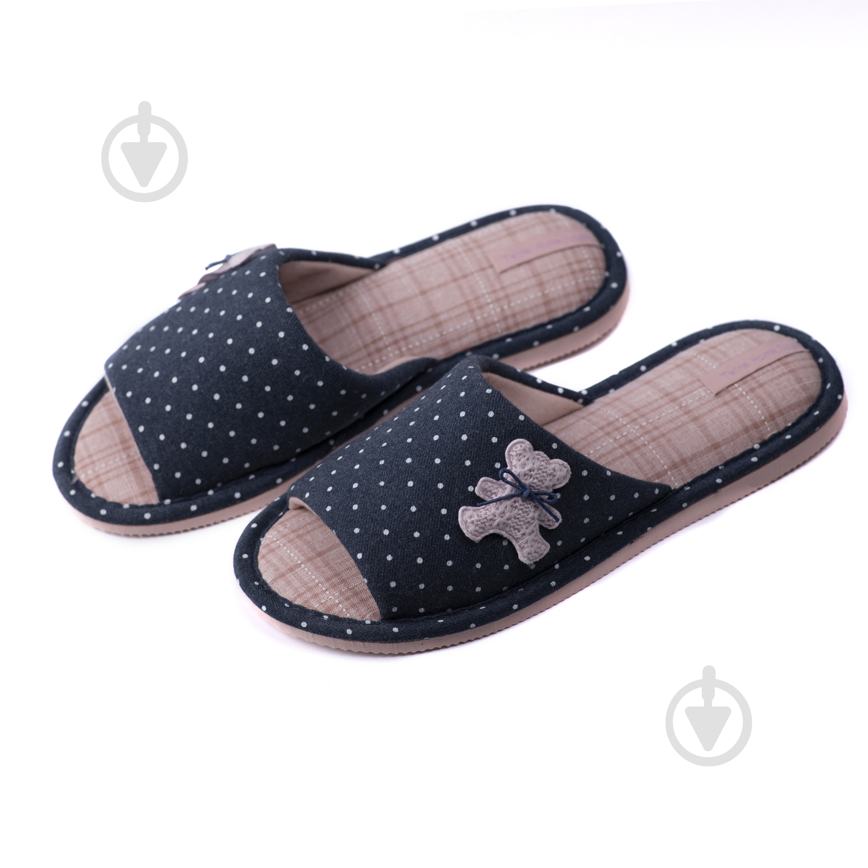 Тапки домашние Twins HS-VL Bear р. 40 синий - фото 4 Тапки домашние Twins HS-VL Bear р. 40 синий - фото 4