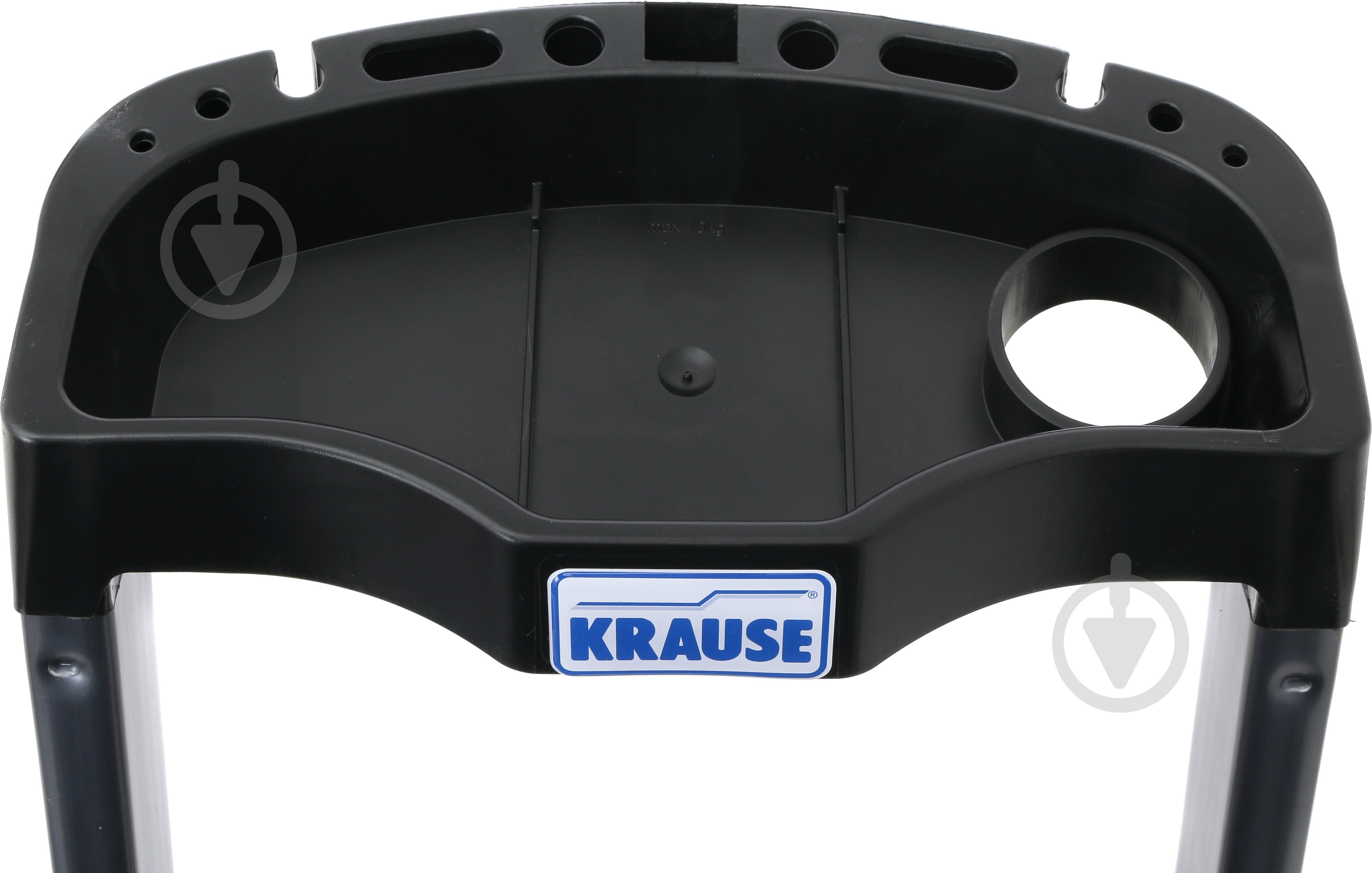 Лестница-стремянка Krause Securo 4 анодированная (126429) c органайзером - фото 6