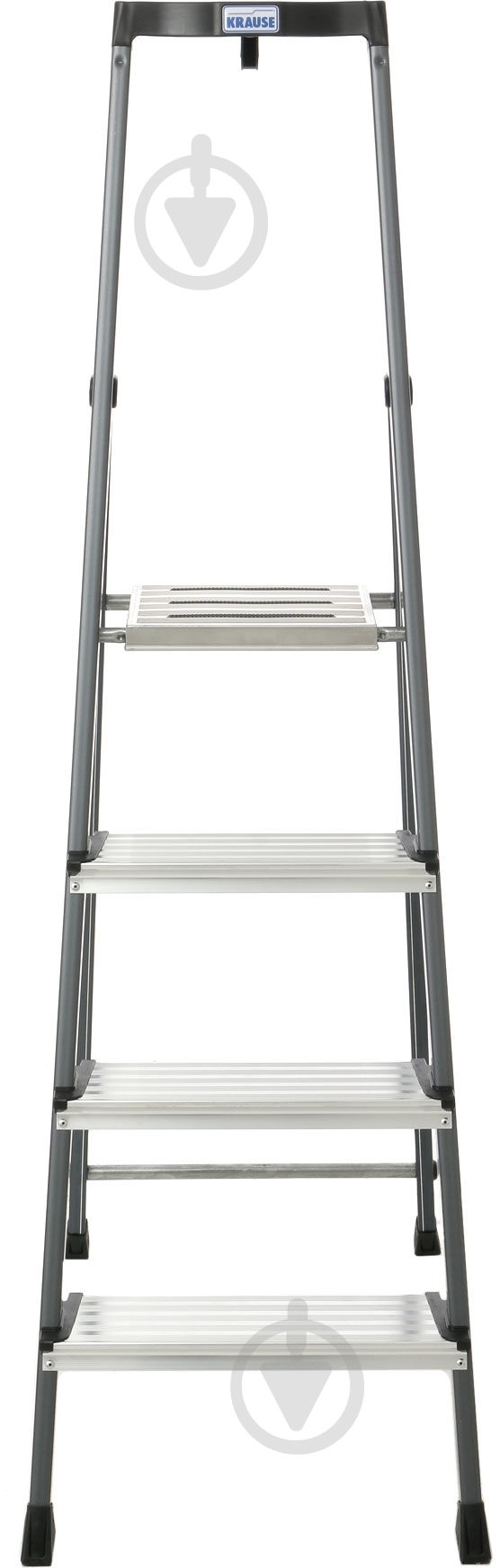 Лестница-стремянка Krause Securo 4 анодированная (126429) c органайзером - фото 2