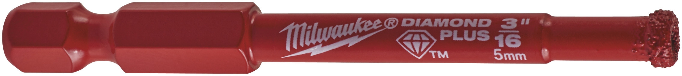 Коронка алмазна Milwaukee 5 мм Diamond Plus 49560503 - фото 1