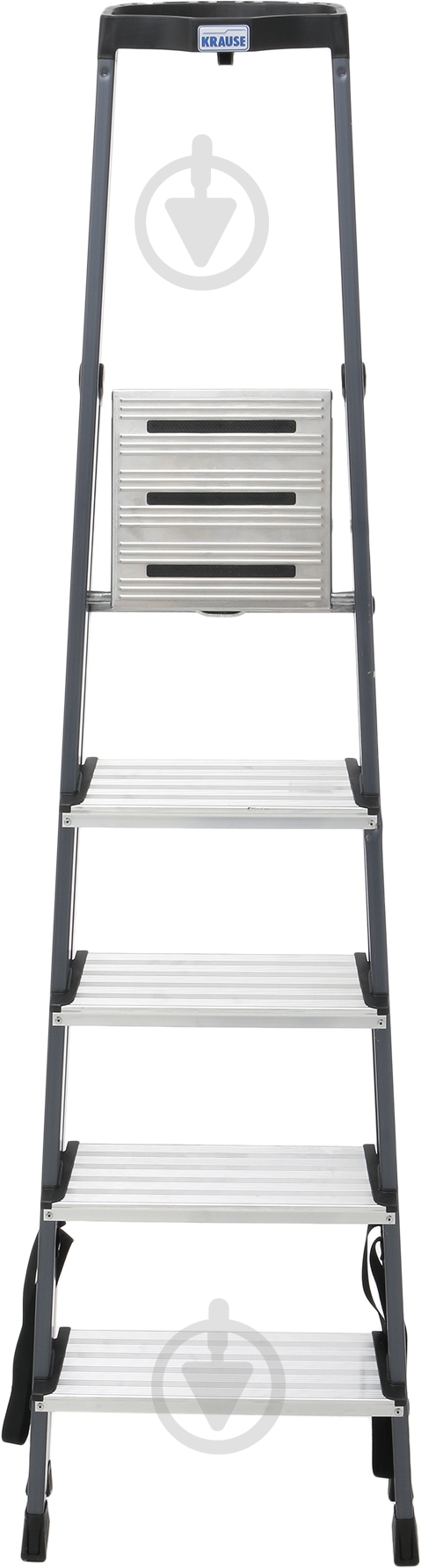 Лестница-стремянка Krause Securo 5 анодированная (126436) c органайзером - фото 3