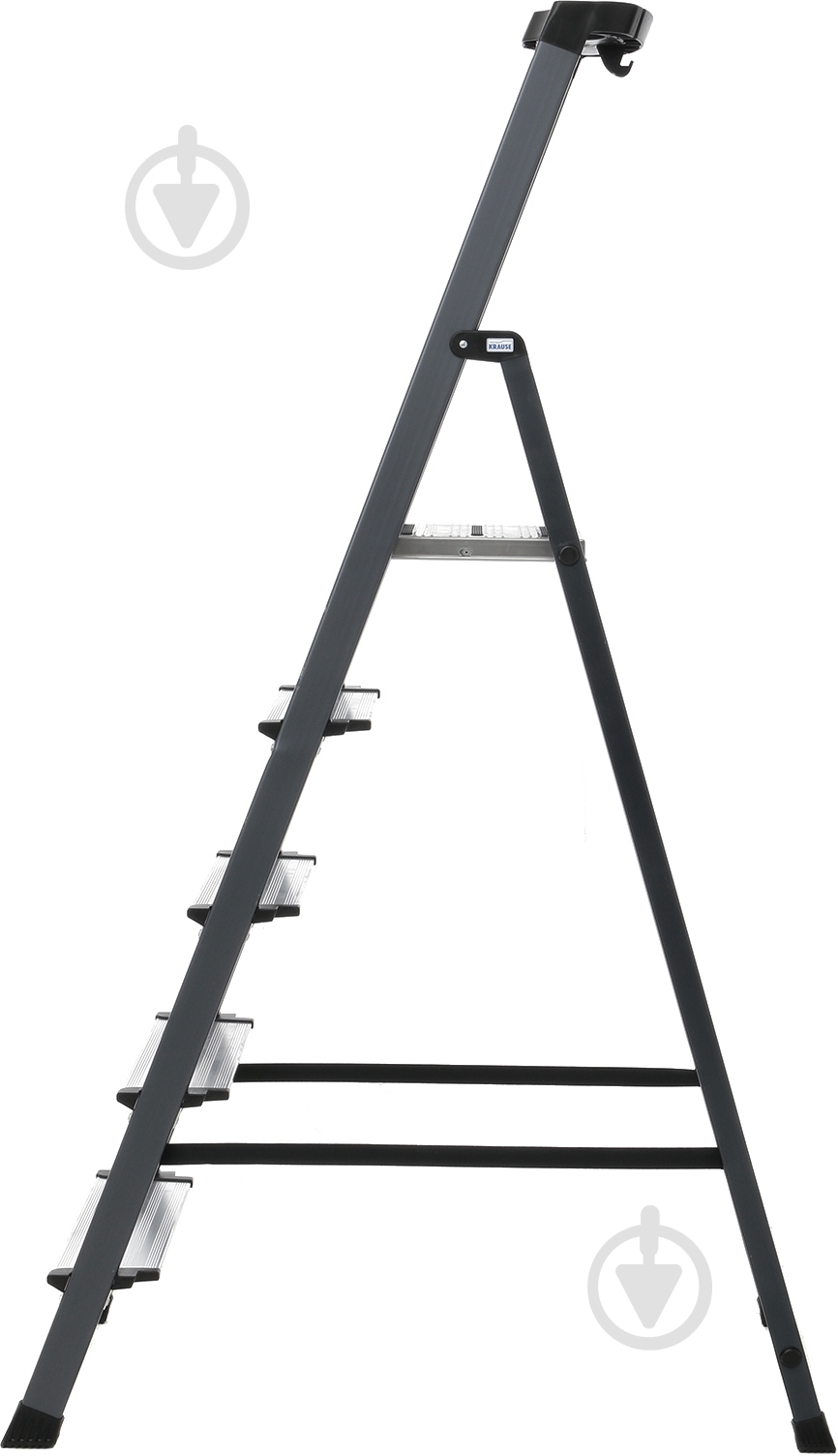 Лестница-стремянка Krause Securo 5 анодированная (126436) c органайзером - фото 2