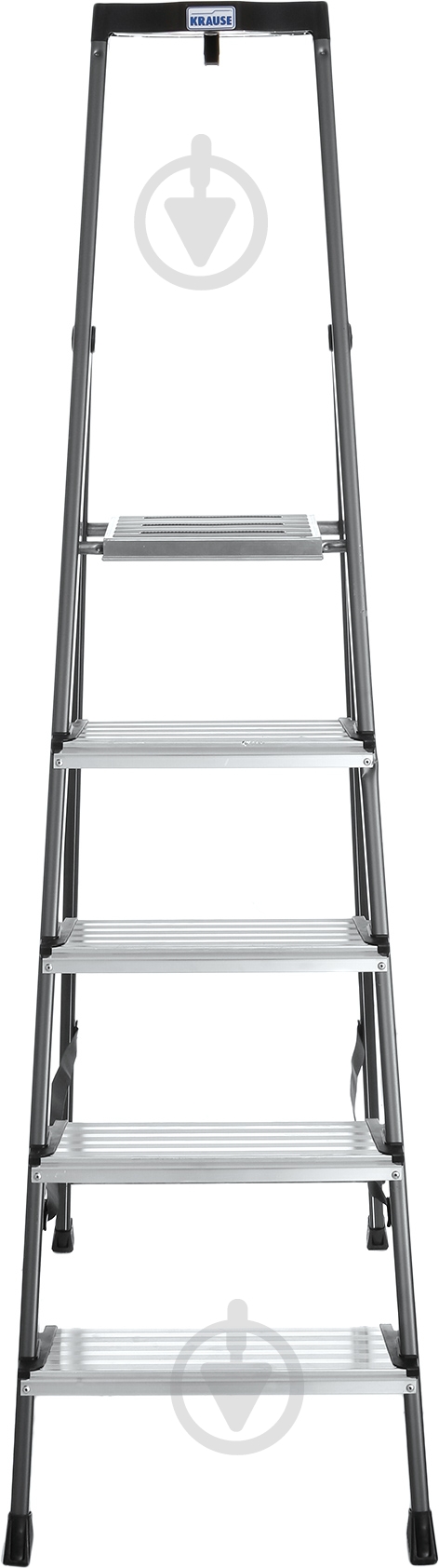 Лестница-стремянка Krause Securo 5 анодированная (126436) c органайзером - фото 4