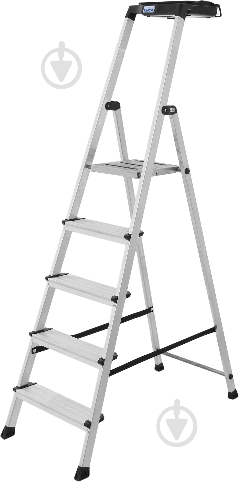 Драбина-стрем’янка Krause Secury 5 Multigrip (126535) з органайзером - фото 1