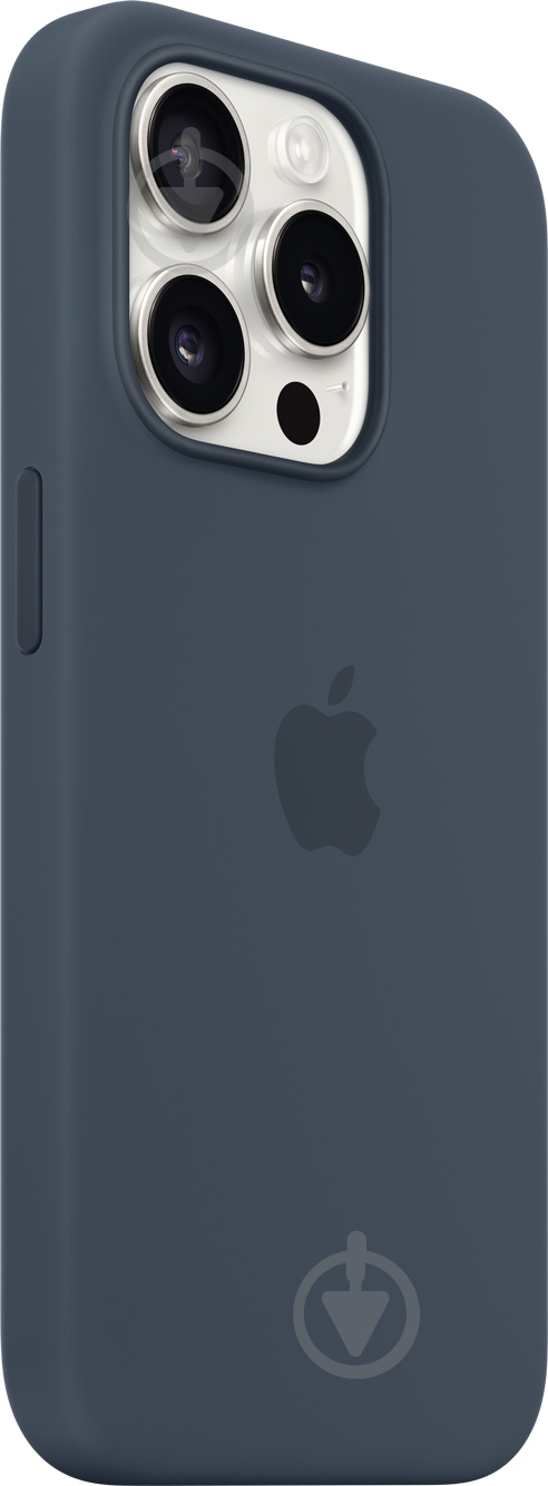 Чохол Apple Silicone Case with MagSafe для Apple iPhone 15 Pro storm blue (MT1D3ZM/A) - фото 2