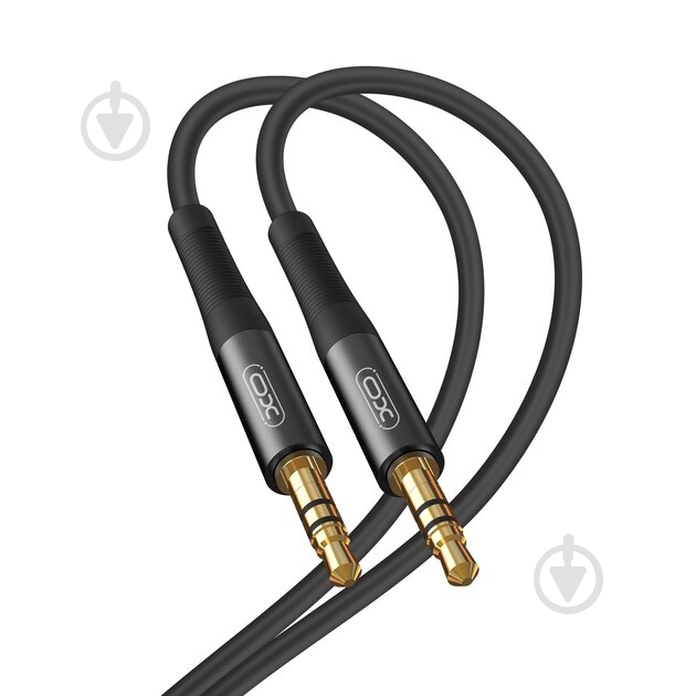 Кабель Xo 3.5 ммх3.5 мм NB-R175A 1 м black - фото 1