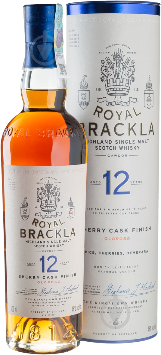 Виски Royal Brackla 12 yo 0,7 л - фото 1