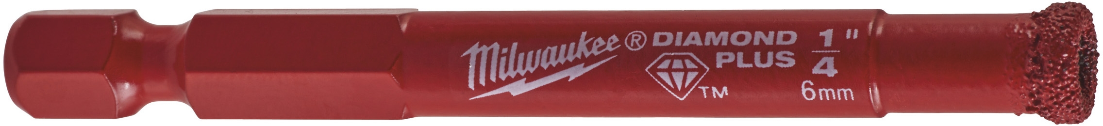 Коронка алмазная Milwaukee 6 мм Diamond Plus 49560505 - фото 1