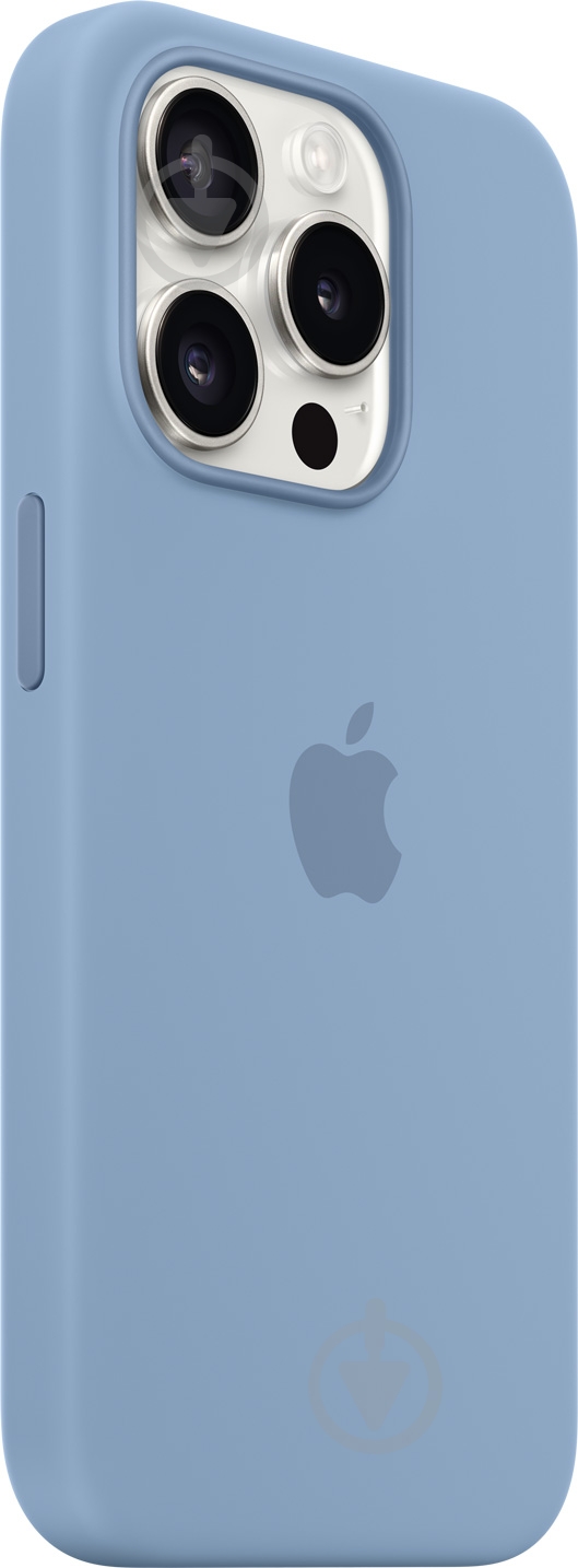 Чохол Apple Silicone Case with MagSafe для Apple iPhone 15 Pro winter blue (MT1L3ZM/A) - фото 2