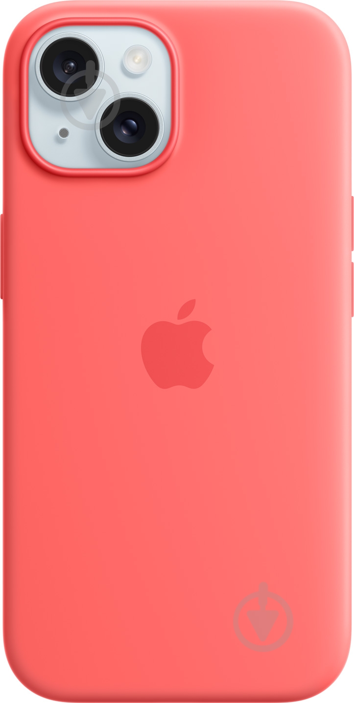 Чохол Apple Silicone Case with MagSafe для Apple iPhone 15 guava (MT0V3ZM/A) - фото 1