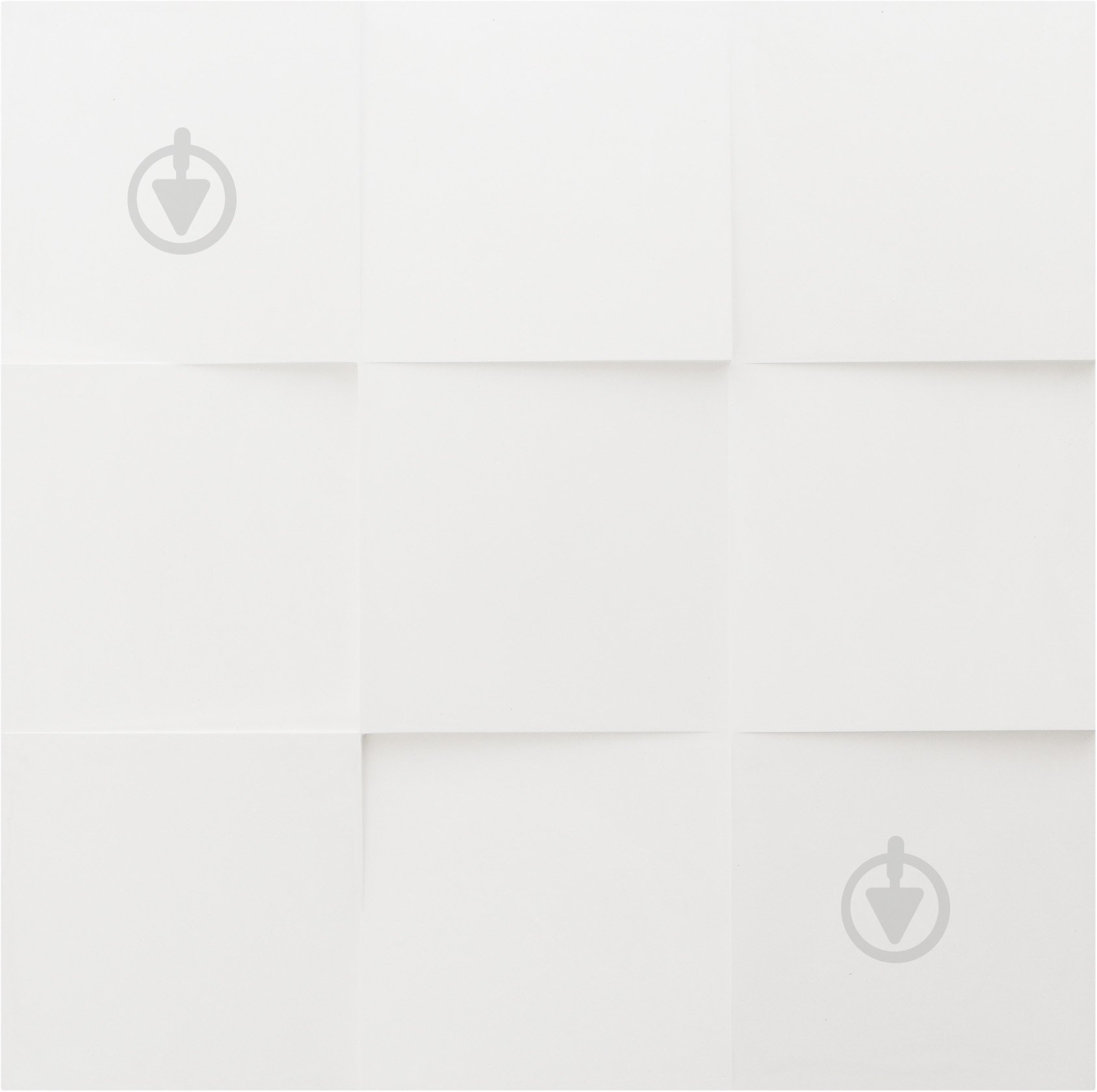 3D-панель гипсовая Calipso Квадраты 0,25 кв.м - фото 1