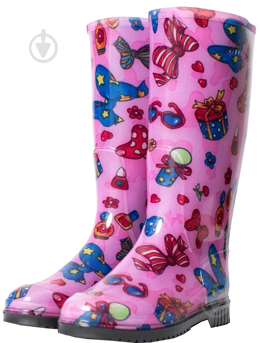 Сапоги Alisa Line женские Бантики р.39 А201 розовый - фото 1 Сапоги Alisa Line женские Бантики р.39 А201 розовый - фото 1