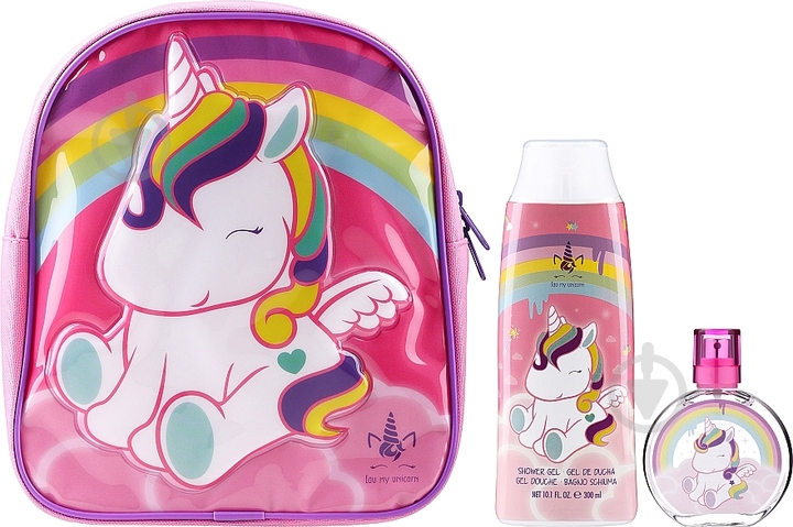 Набір подарунковий Air-Val International Eau my Unicorn Set Backpack (8411114089874) - фото 1