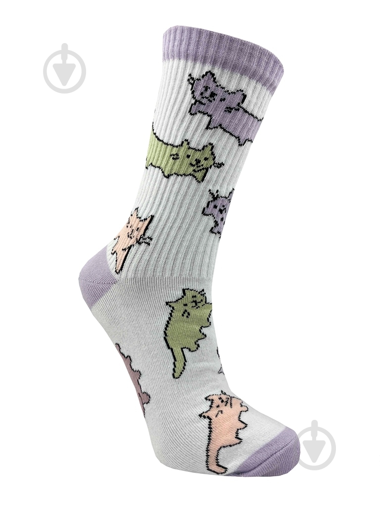 Носки женские Premier Socks Разноцветые коты р.23-25 - фото 1 Носки женские Premier Socks Разноцветые коты р.23-25 - фото 1