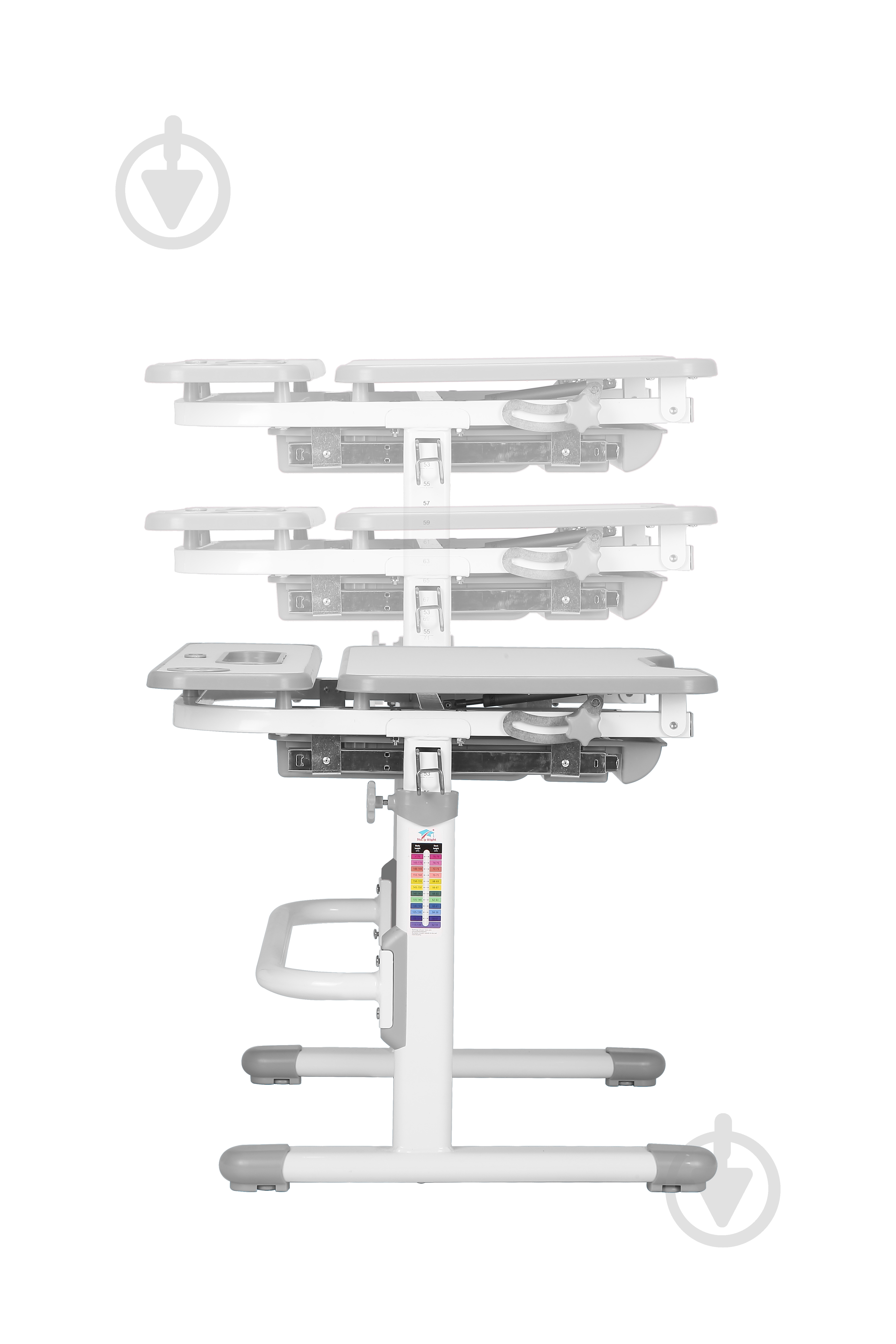 Комплект парта и стул-трансформер Cubby Botero Grey - фото 4 Комплект парта и стул-трансформер Cubby Botero Grey - фото 4