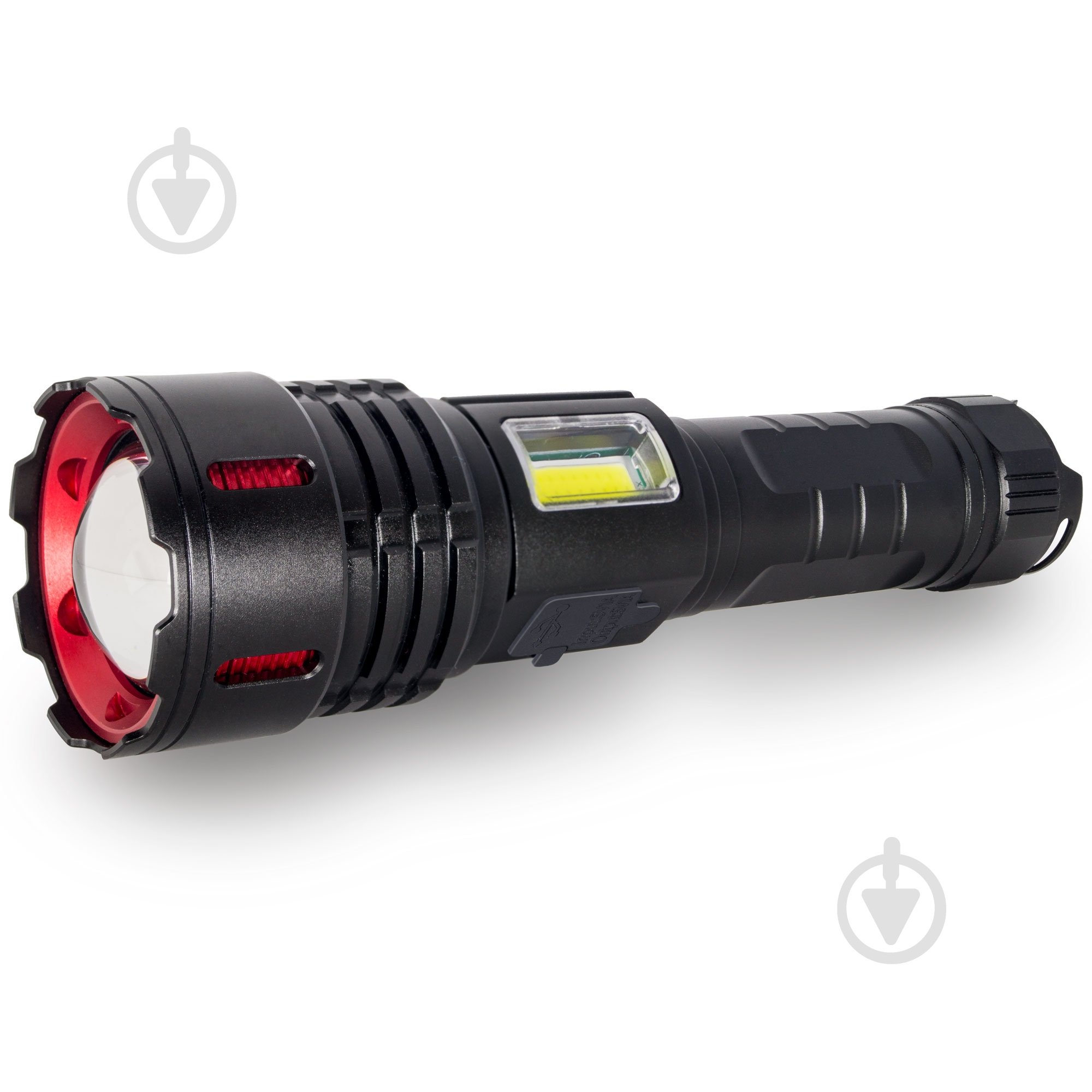 Ліхтар світлодіодний Quantum STREAM 4500mAh 10WLED zoom +3WCOB Type-C/Power Bank 1200 Lm [019] Black QM-FL1036 - фото 3