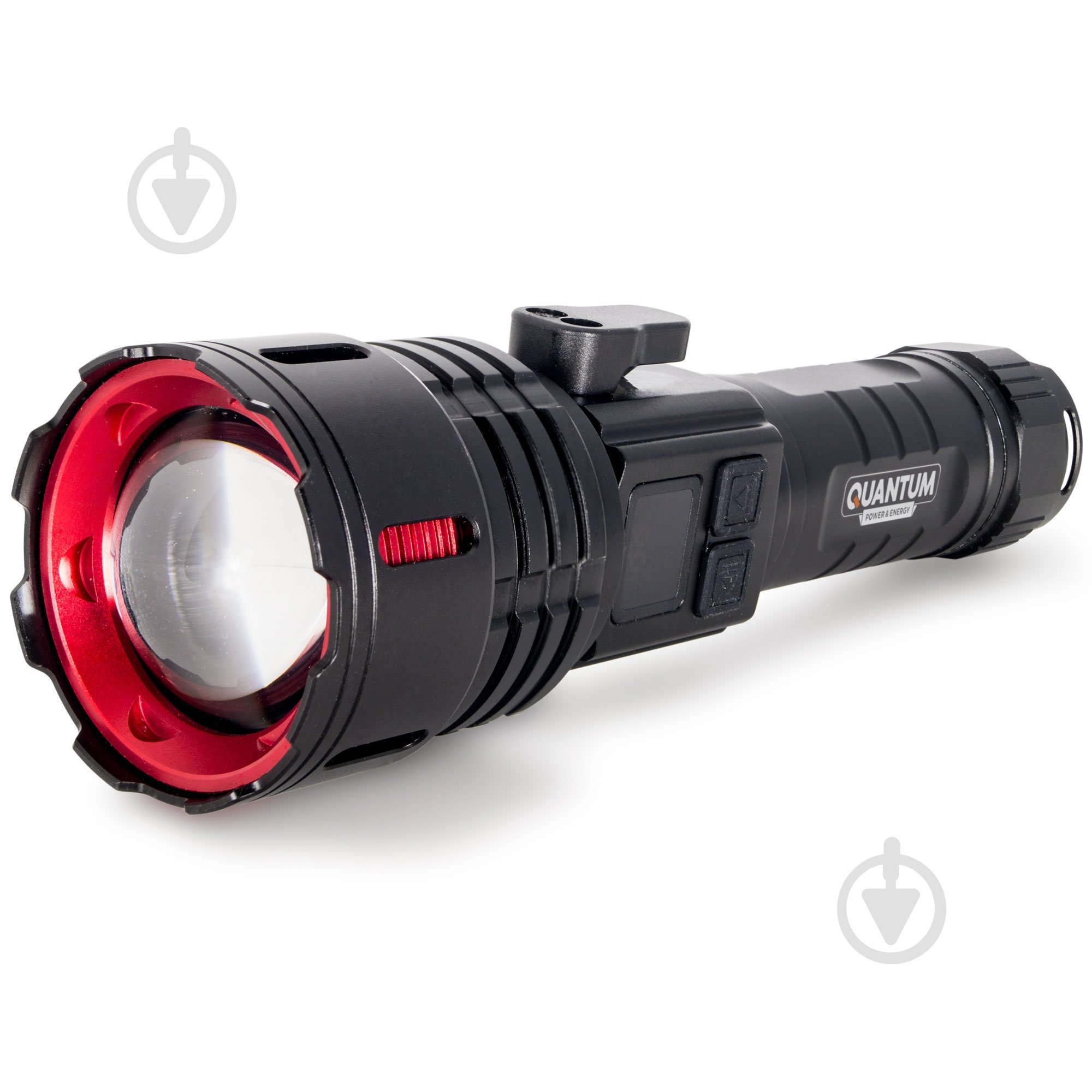 Ліхтар світлодіодний Quantum STREAM 4500mAh 10WLED zoom +3WCOB Type-C/Power Bank 1200 Lm [019] Black QM-FL1036 - фото 2