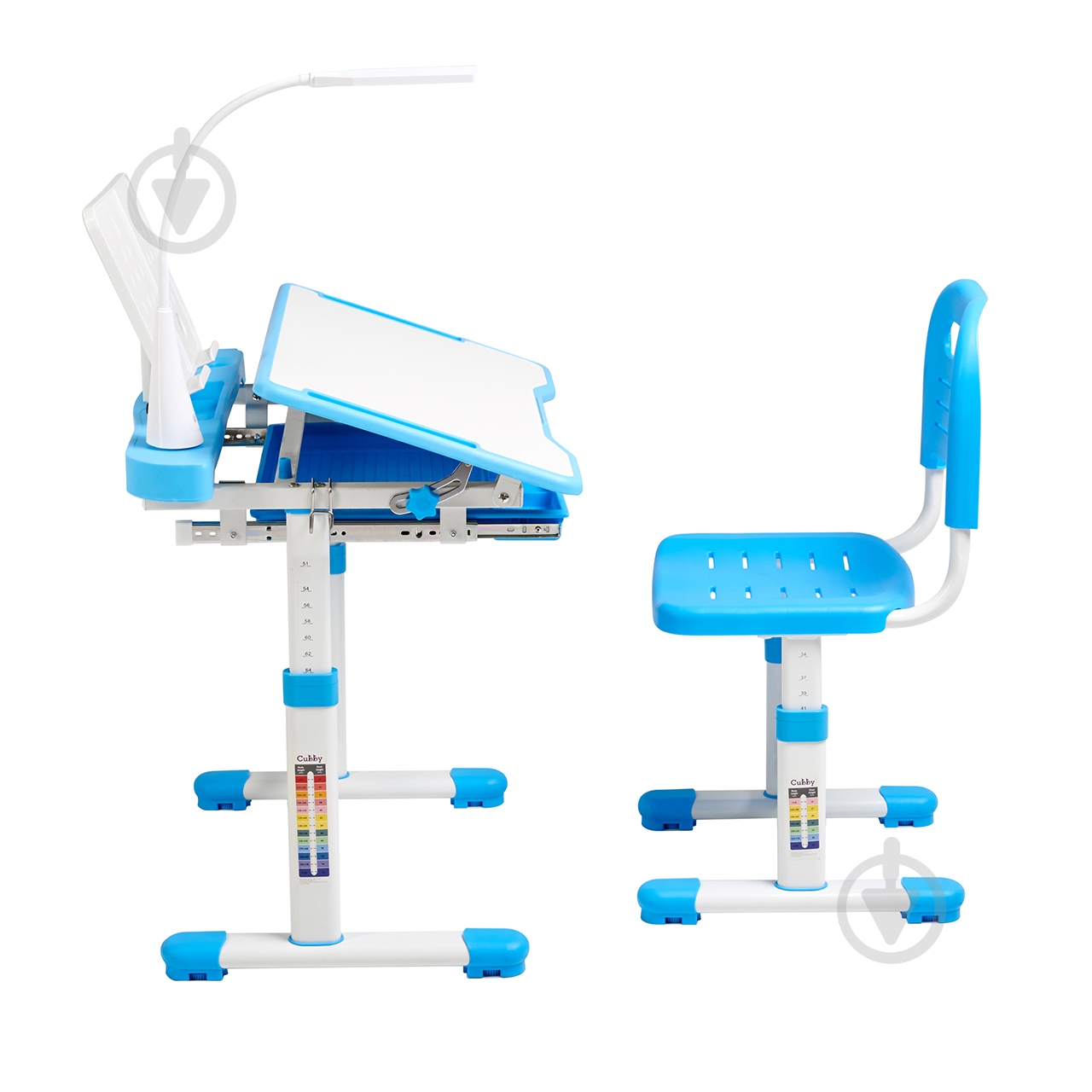 Комплект парта и стул-трансформеры Cubby Vanda Blue - фото 5 Комплект парта и стул-трансформеры Cubby Vanda Blue - фото 5