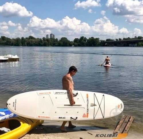 Доска Riverday (ex Kolibri) для гребли стоя SUP-n-GO! белый - фото 5