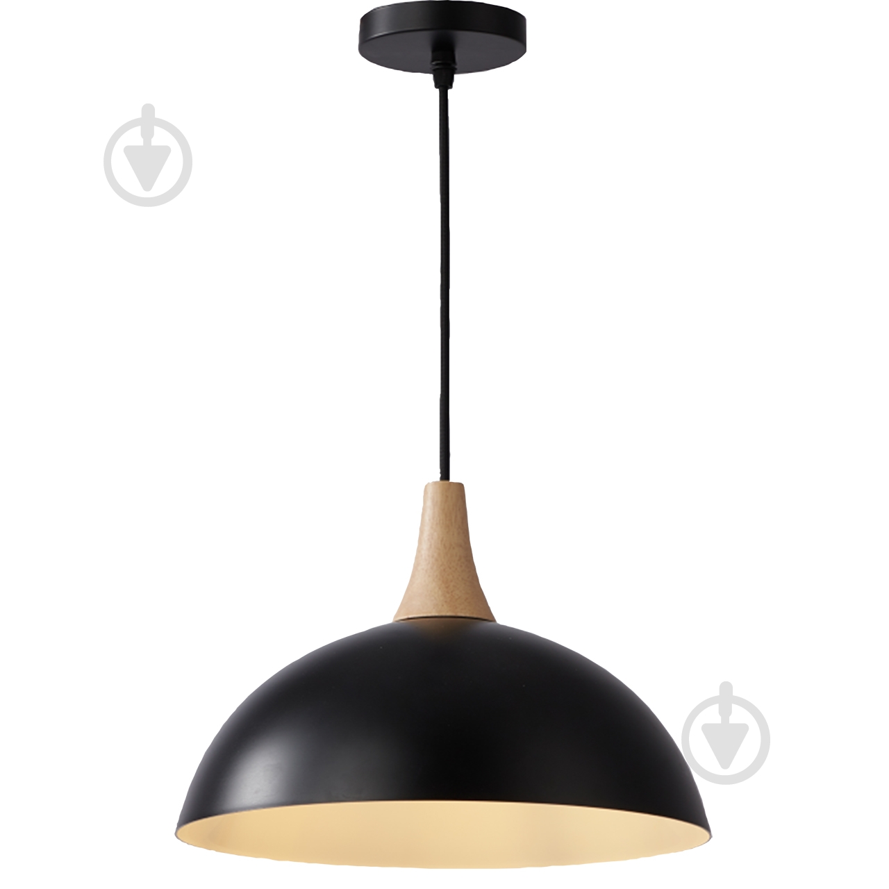 ВІТРИНА! Світильник підвісний Hopfen Loft Comfort h23.5 см/d30 см 1x40 Вт Е27 чорний - фото 1 ВІТРИНА! Світильник підвісний Hopfen Loft Comfort h23.5 см/d30 см 1x40 Вт Е27 чорний - фото 1