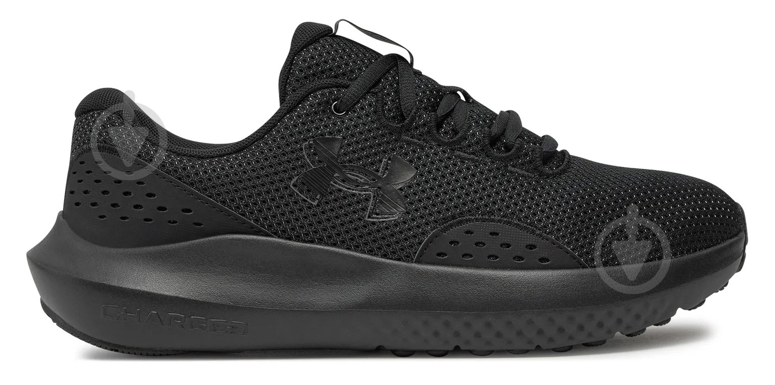 Кросівки чоловічі Under Armour UA CHARGED SURGE 4 3027000-002 р.44,5 чорні - фото 1