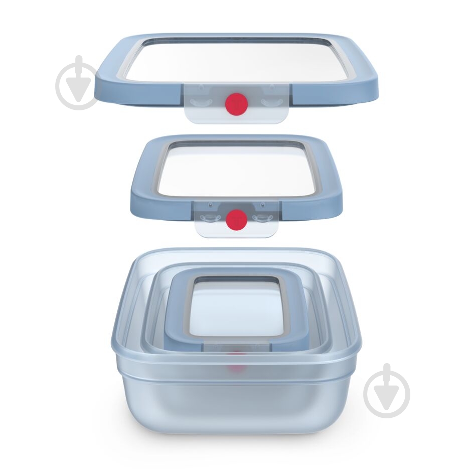 Набір контейнерів Tefal oneClick 3 шт. N1230210 - фото 10 Набір контейнерів Tefal oneClick 3 шт. N1230210 - фото 10