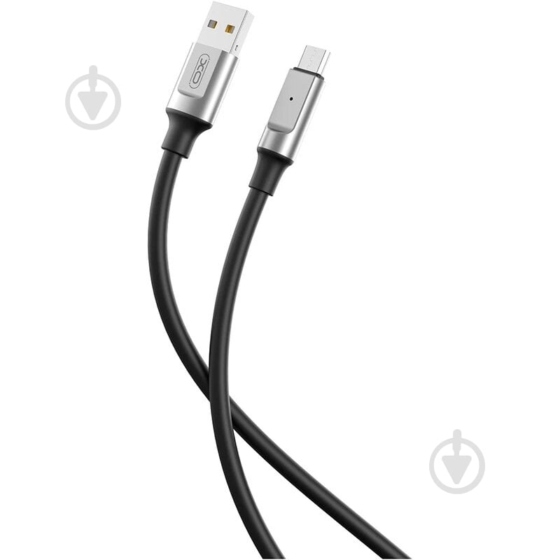 Кабель Xo USB A - Micro B NB251 1 м black - фото 1