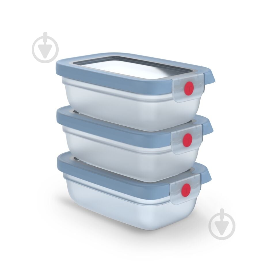 Набір контейнерів Tefal oneClick 3 шт. по 0,5 л N1230510 - фото 1 Набір контейнерів Tefal oneClick 3 шт. по 0,5 л N1230510 - фото 1