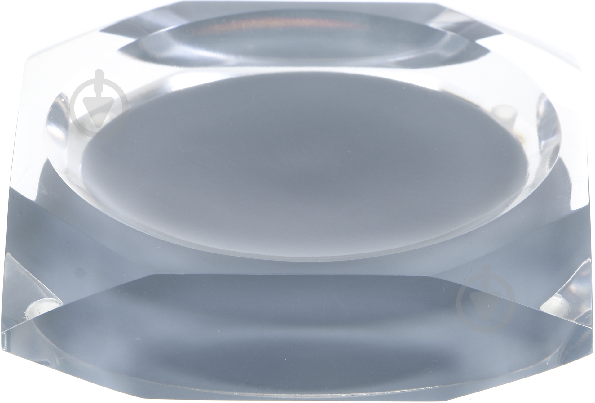 Мыльница Luna Diamond серая - фото 2