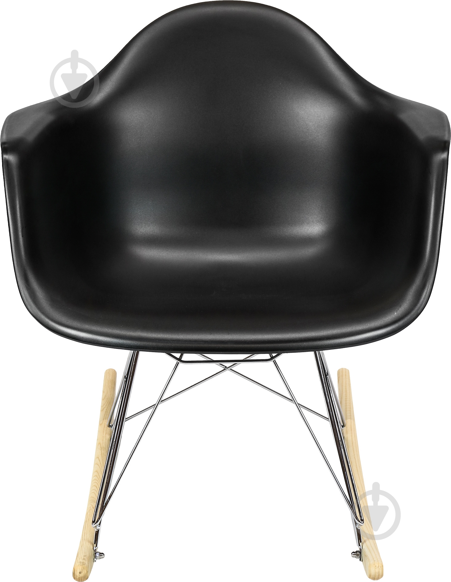 Кресло-качалка HF АС-018R черный дерево светлоехром/черный - фото 2 Кресло-качалка HF АС-018R черный дерево светлоехром/черный - фото 2