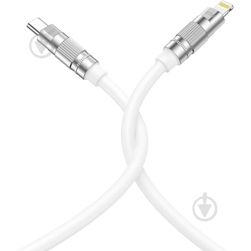 Кабель Xo USB C- L NB-Q228A 1 м white - фото 1 Кабель Xo USB C- L NB-Q228A 1 м white - фото 1