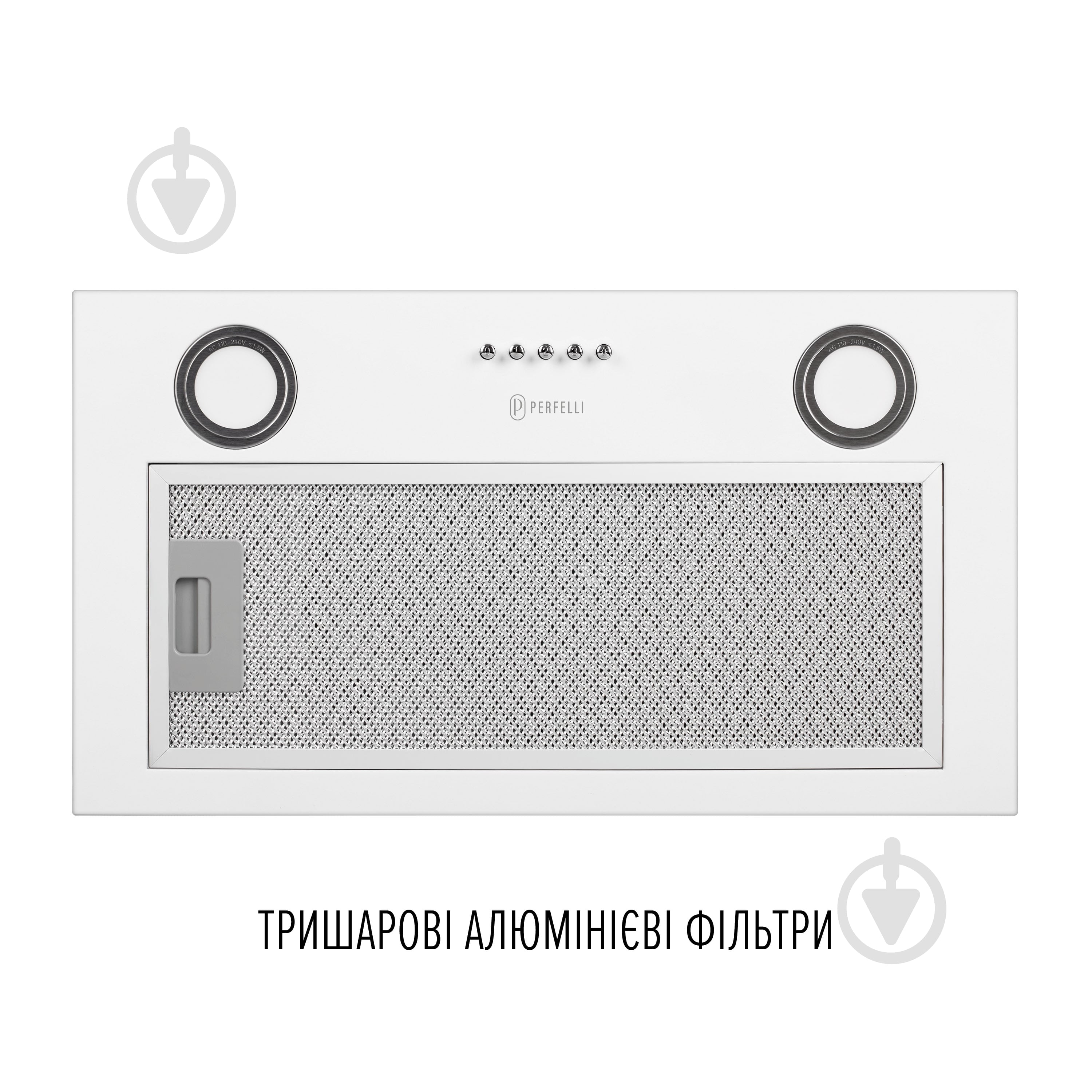 Вытяжка Perfelli BI 5212 WH LED - фото 8