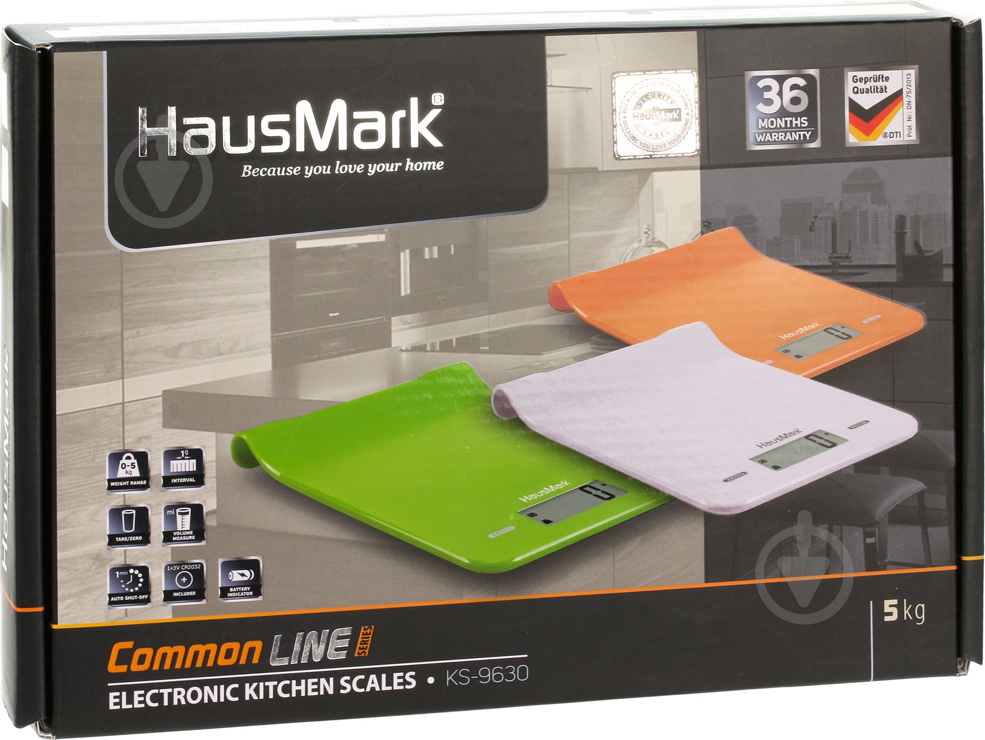 Весы кухонные HausMark KS-9630OR - фото 3