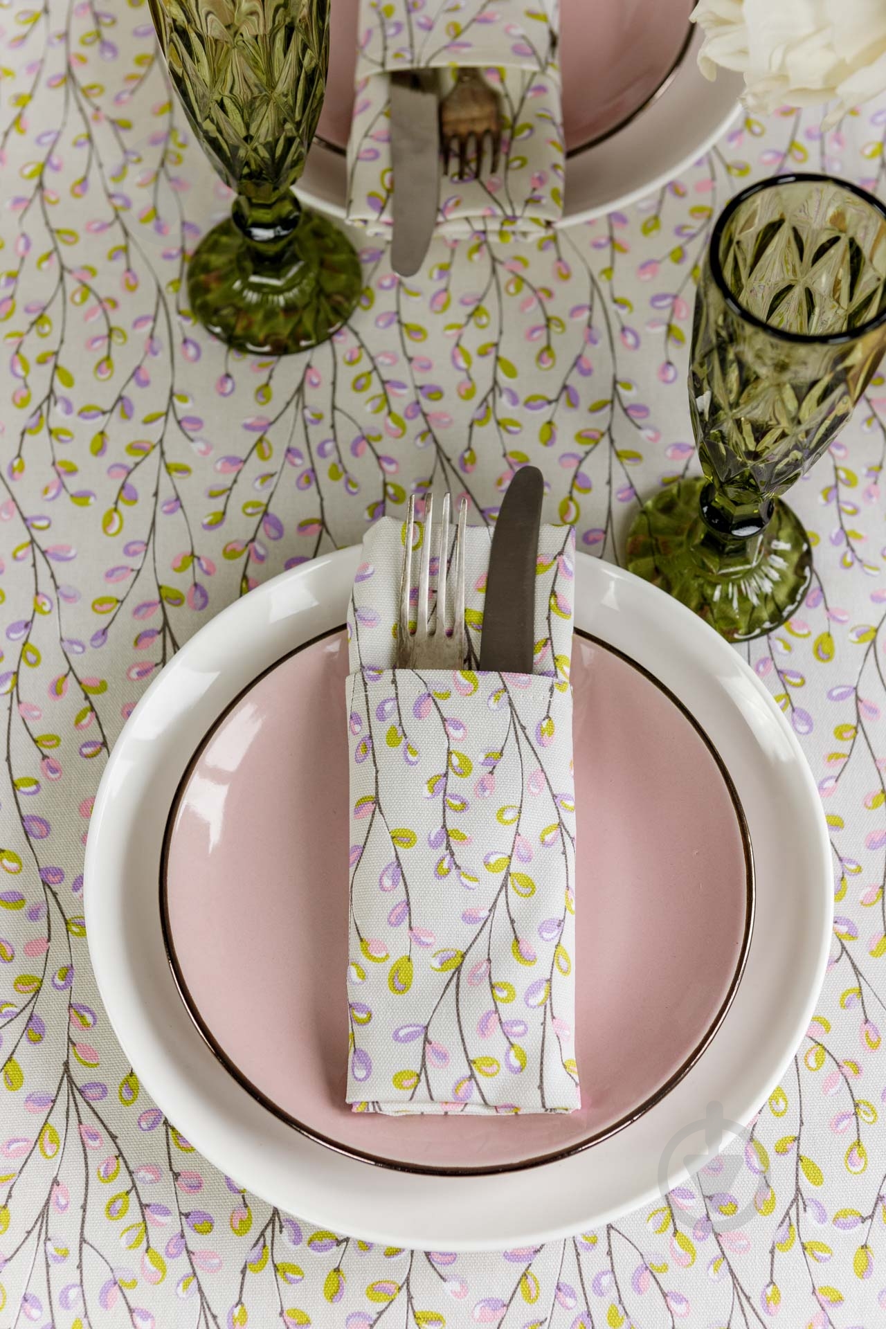 Раннер Веточки 40x140 см Прованс - фото 4 Раннер Веточки 40x140 см Прованс - фото 4