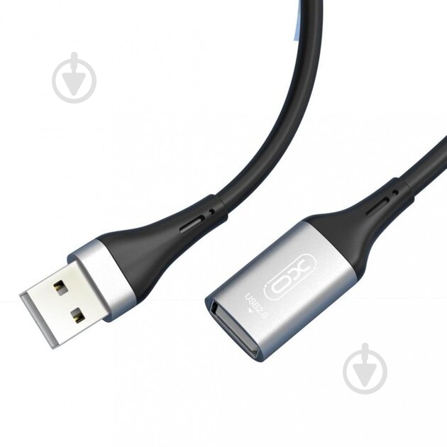 Кабель Xo USB A - USB A NB219 3 м black - фото 3 Кабель Xo USB A - USB A NB219 3 м black - фото 3