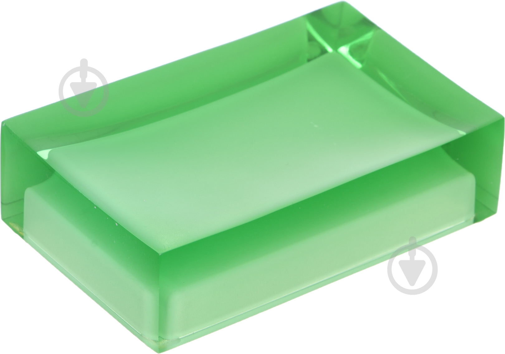 Мыльница Luna Grand зеленый - фото 1