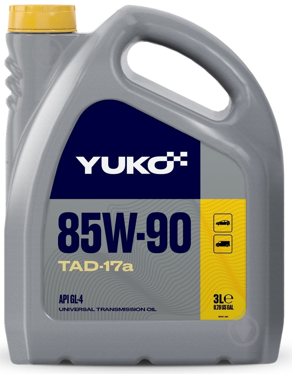 Масло трансмиссионное YUKO (VUKO) ТАД-17а 85W-90 3 л - фото 1