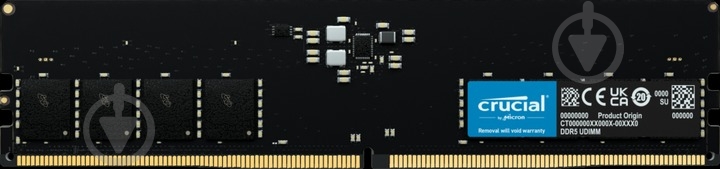 Оперативна пам'ять Crucial DDR5 SDRAM 16 GB (1x16GB) 5600 MHz (CT16G56C46U5) - фото 1 Оперативна пам'ять Crucial DDR5 SDRAM 16 GB (1x16GB) 5600 MHz (CT16G56C46U5) - фото 1