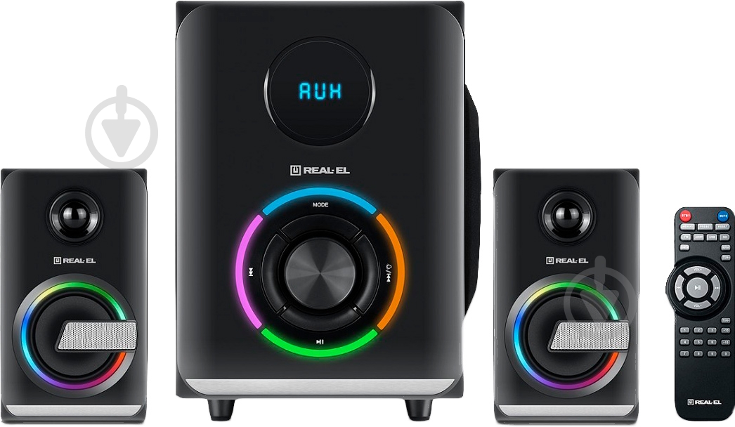 Акустична система Real-el M-580 2.1 black - фото 3 Акустична система Real-el M-580 2.1 black - фото 3
