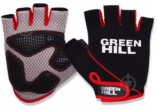 Перчатки для фитнеса Green Hill WLG-6541 р. XL красныйчерный - фото 1