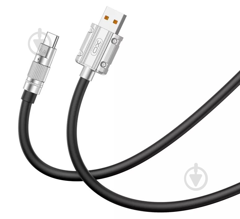 Кабель Xo USB A - USB C NB227 1,2 м black - фото 1 Кабель Xo USB A - USB C NB227 1,2 м black - фото 1