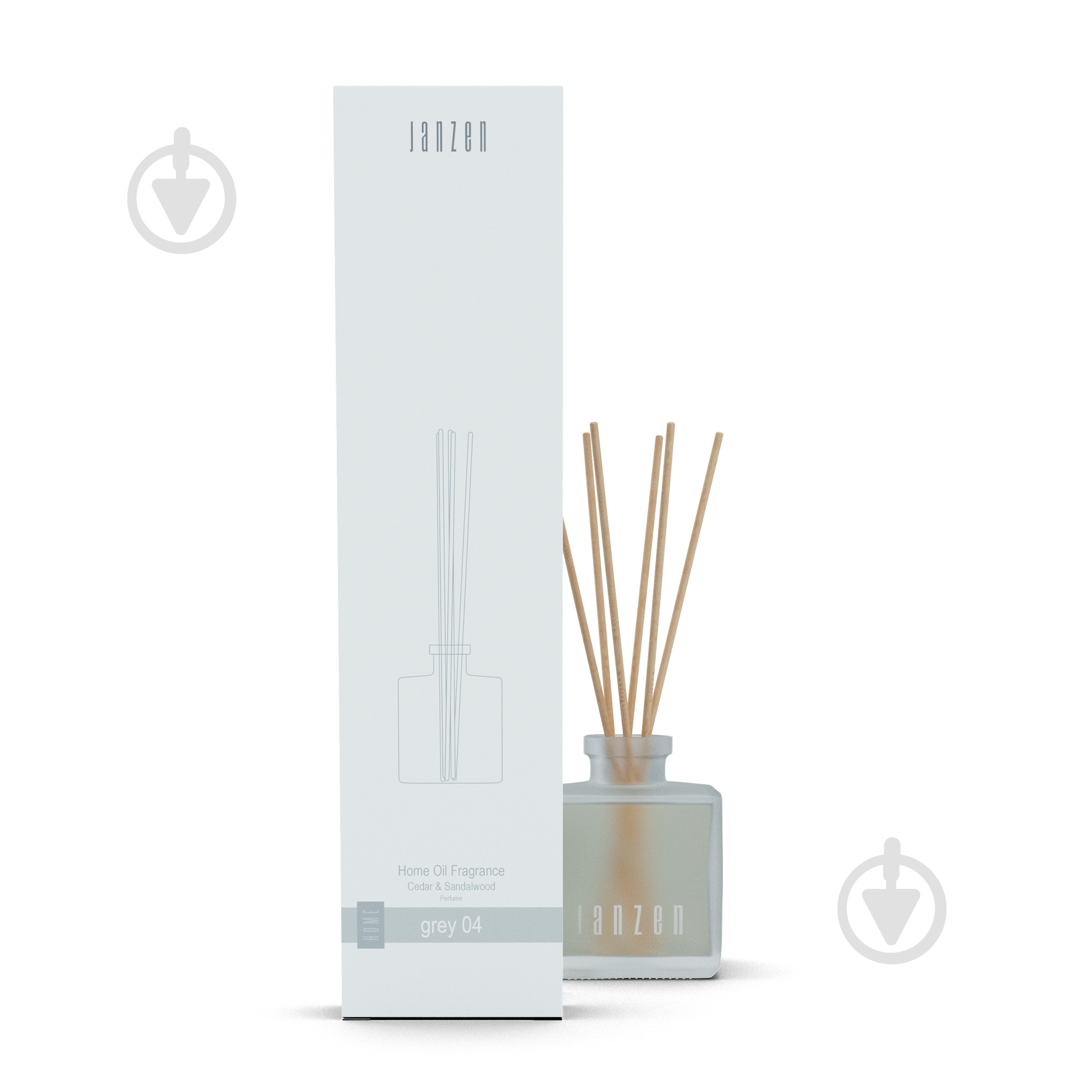 Аромадифузор з паличками JANZEN Grey 04 200 мл - фото 1