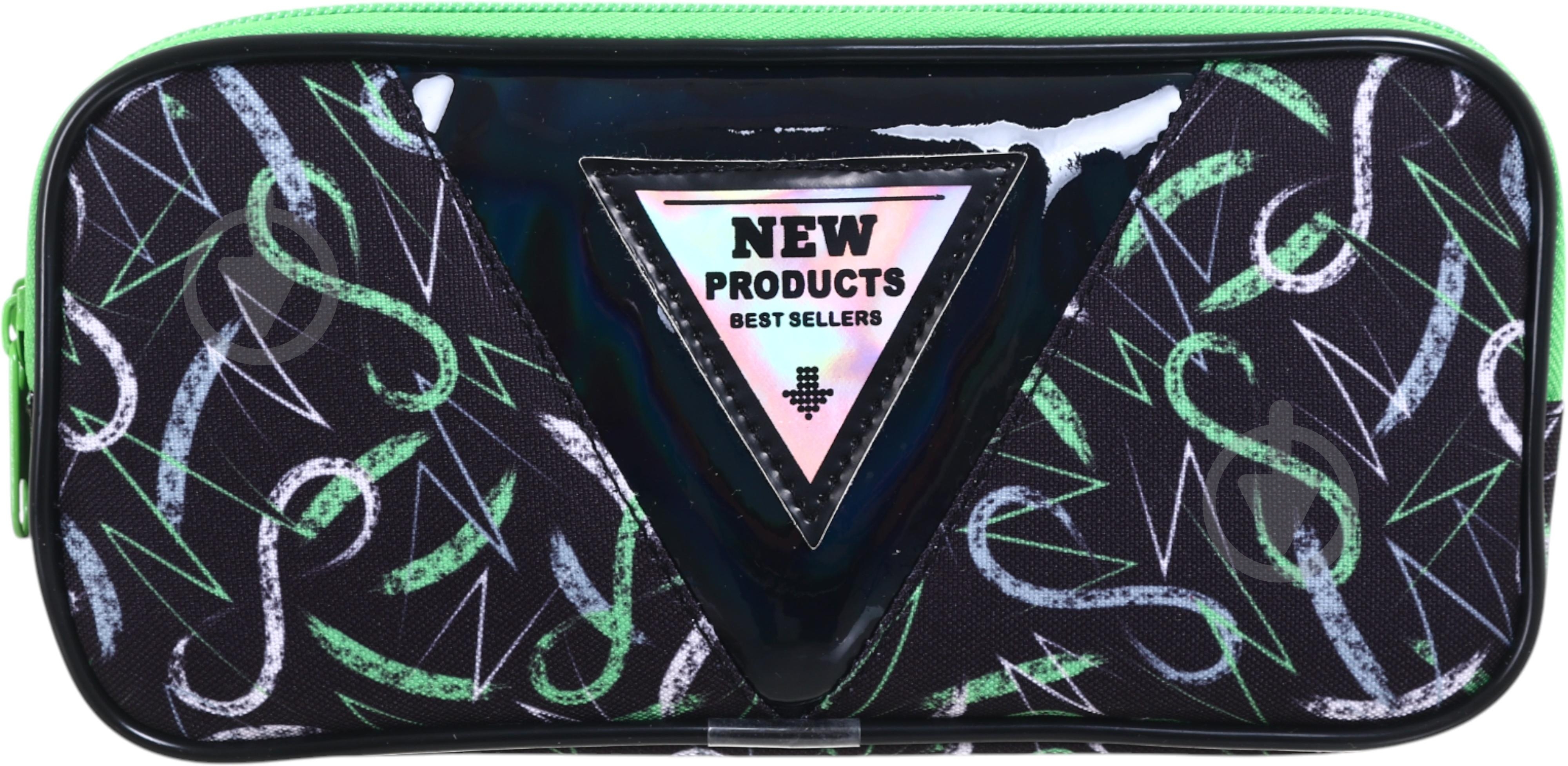 Пенал школьный Swift 21х10х5.5 см Nota Bene зеленый - фото 1 Пенал школьный Swift 21х10х5.5 см Nota Bene зеленый - фото 1