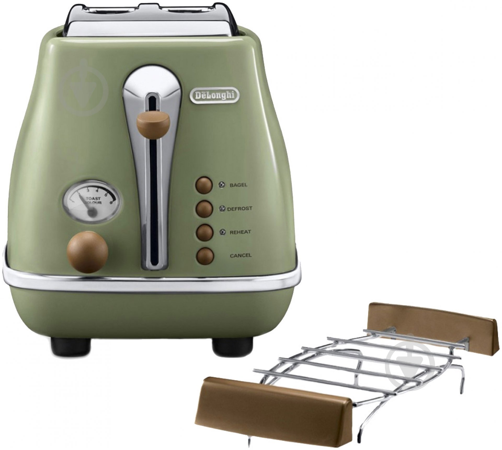 Тостер Delonghi CTOV2103.GR Icona Vintage - фото 1