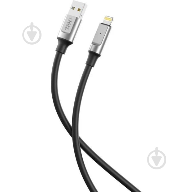 Кабель Xo USB A - L NB251 1 м black - фото 1