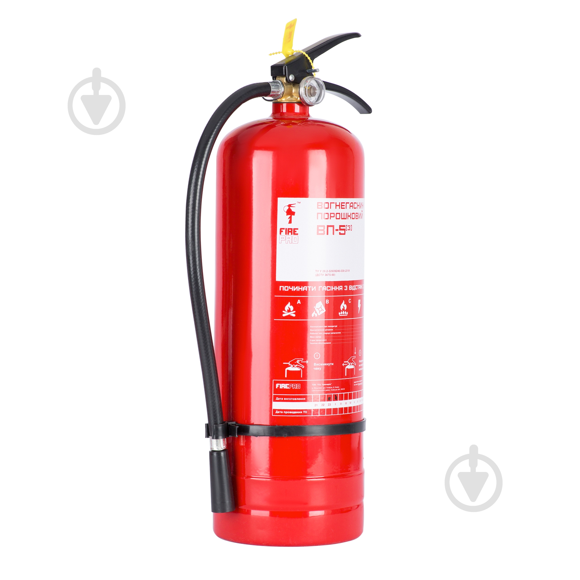 Вогнегасник порошковий ТСЦ Інженерінг ВП-5 - фото 2