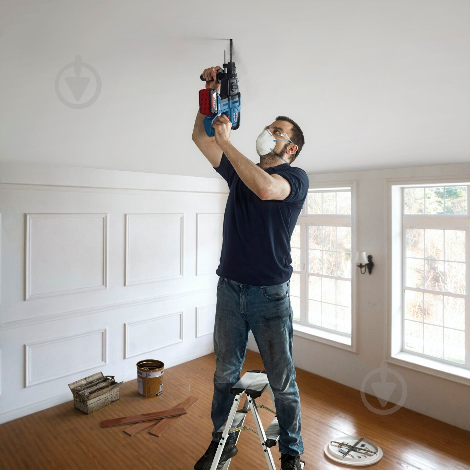 Набор аккумуляторного инструмента Bosch Professional 18В перфоратор GBH 180-LI дрель-шуруповерт GSR 180-LI 0615990M31 - фото 8 Набор аккумуляторного инструмента Bosch Professional 18В перфоратор GBH 180-LI дрель-шуруповерт GSR 180-LI 0615990M31 - фото 8